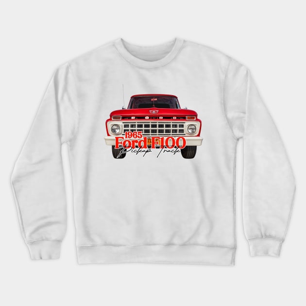 1965 Ford F100 Pickup Truck Crewneck Sweatshirt by Gestalt Imagery